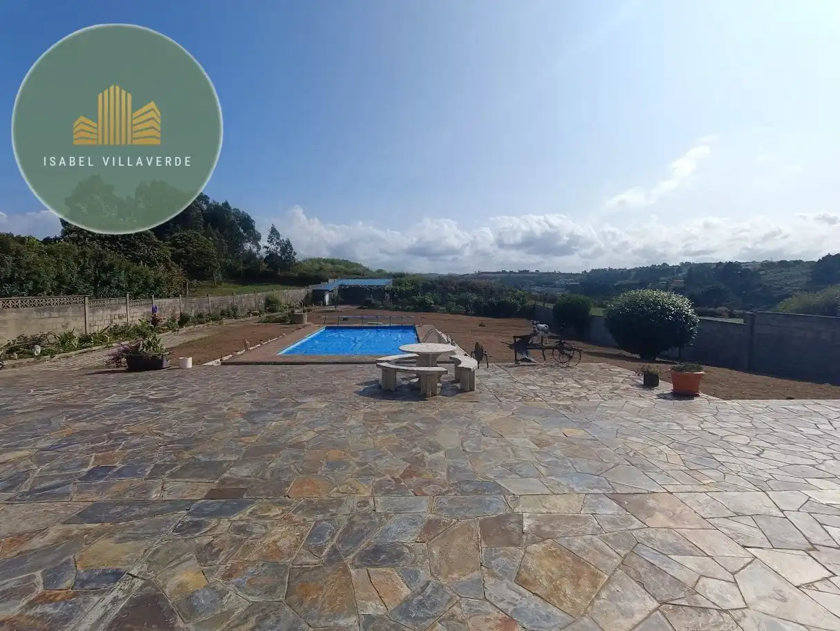 Terraza de Casa o chalet en venta en A Coruña Capital  con Calefacción, Jardín privado y Piscina