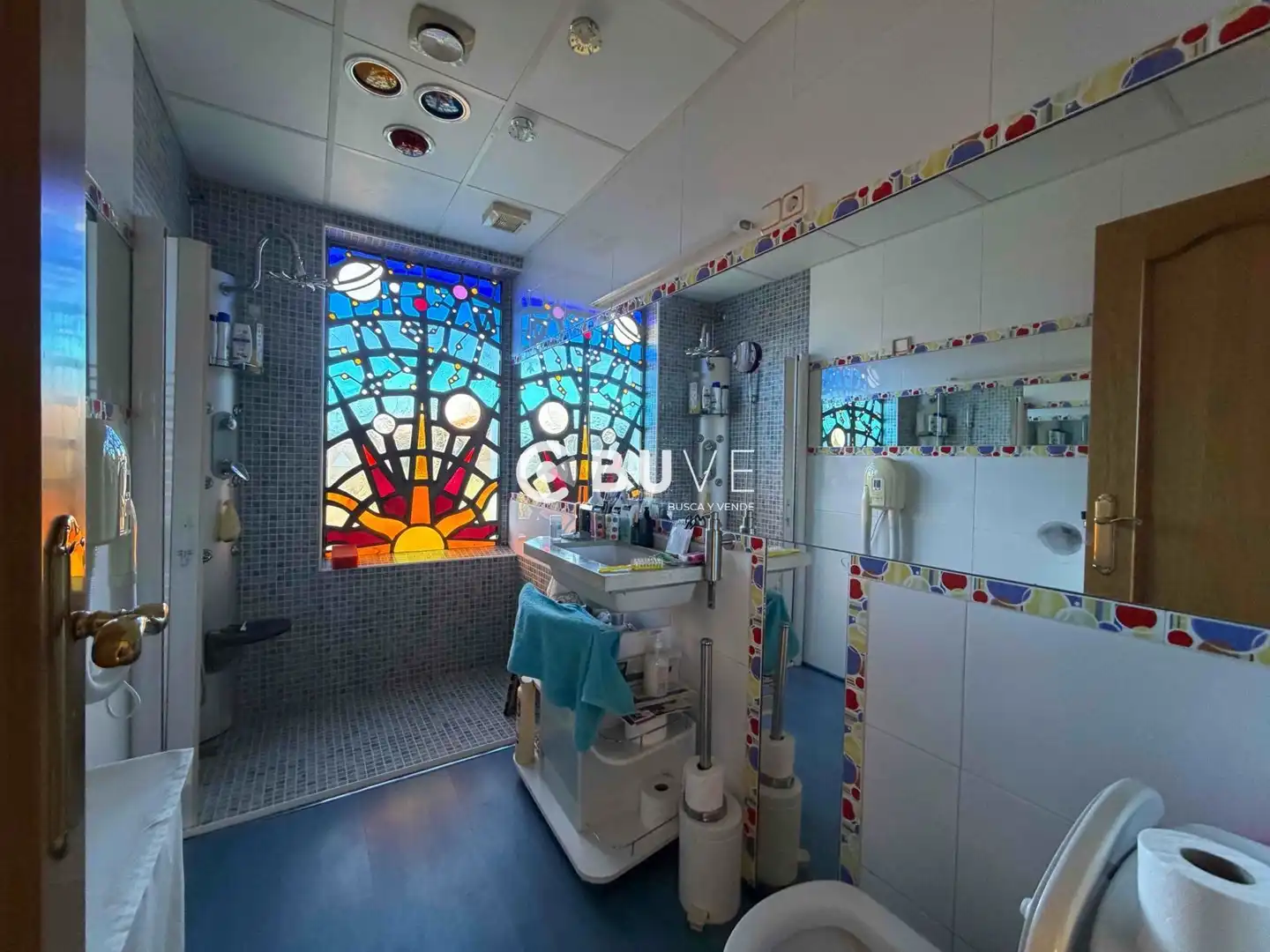 Bathroom of Houses for sale in Bustillo del Páramo  with Heating, Terrace and Storage room