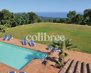 Swimming pool of House or chalet to rent in Sant Cebrià de Vallalta  with Air Conditioner, Terrace and Swimming Pool