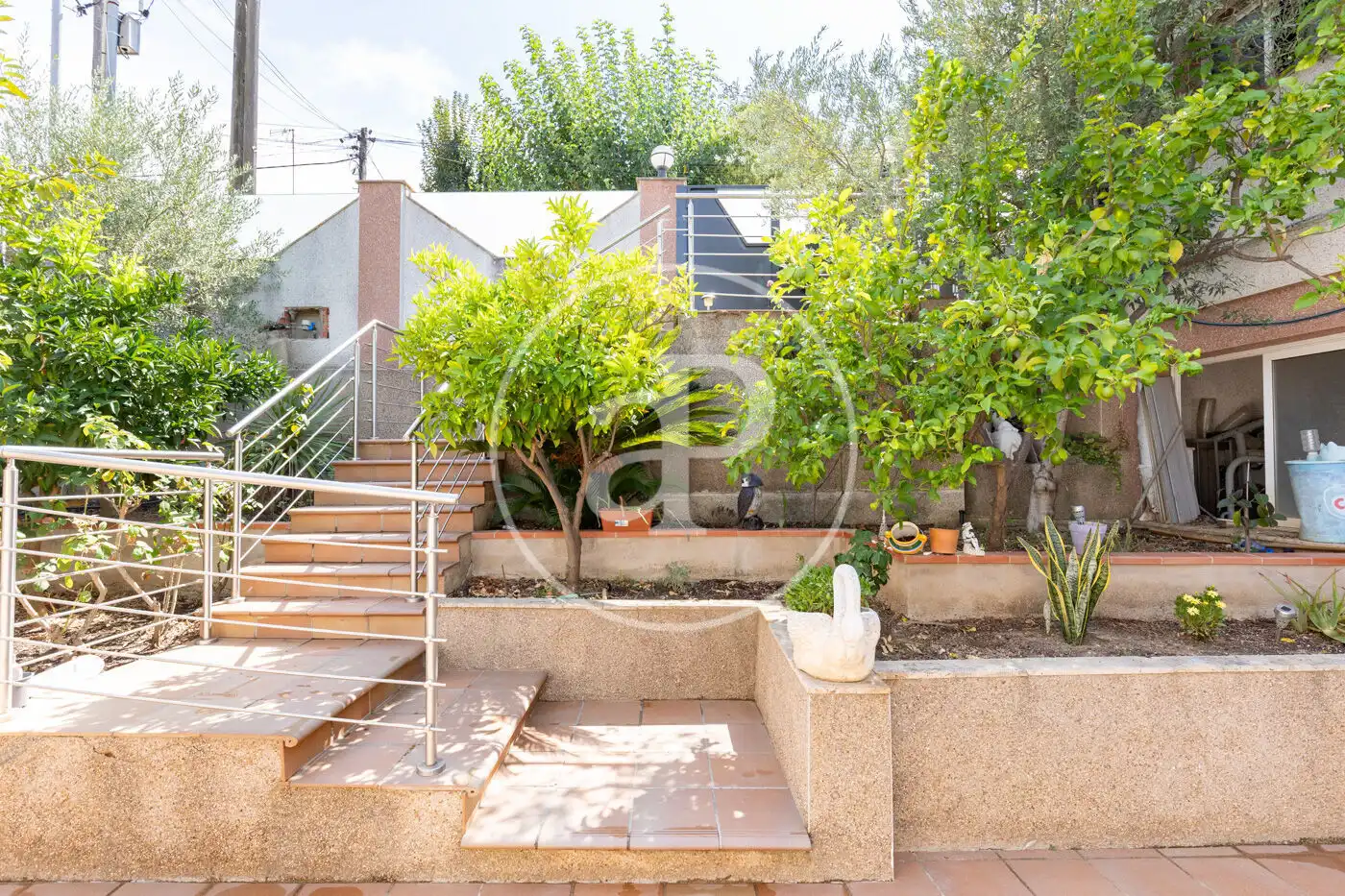 Terrace of Flat for sale in Rubí  with Air Conditioner, Heating and Private garden