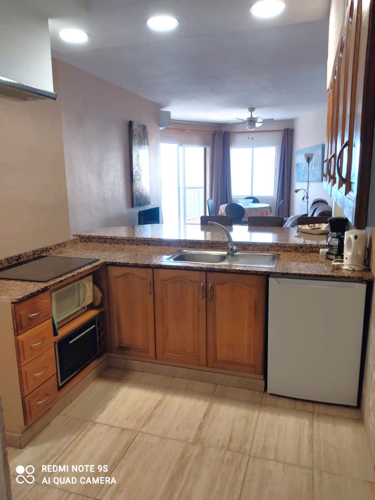 Cocina de Apartamento en venta en Calpe / Calp con Aire acondicionado, Terraza y Amueblado