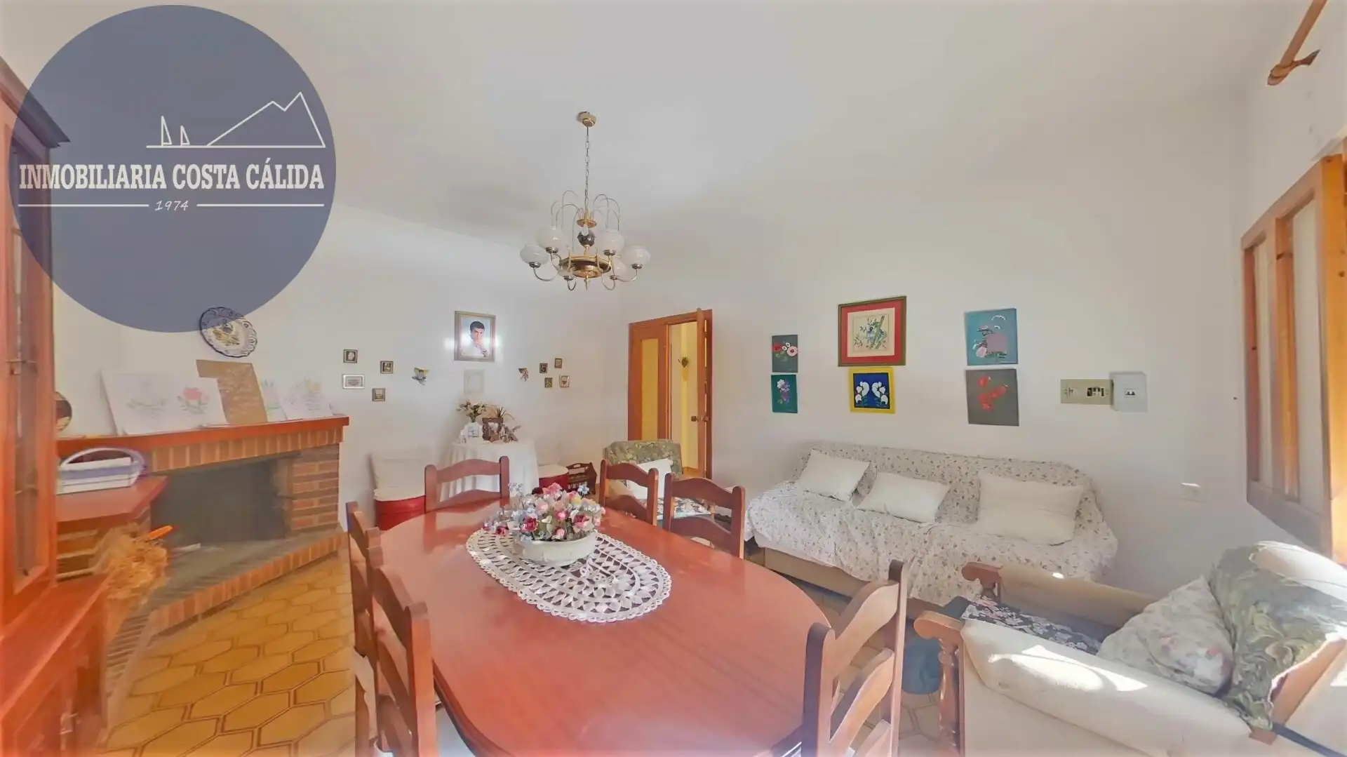 Sala d'estar de Casa o xalet en venda en Pulpí amb Jardí privat, Terrassa i Traster