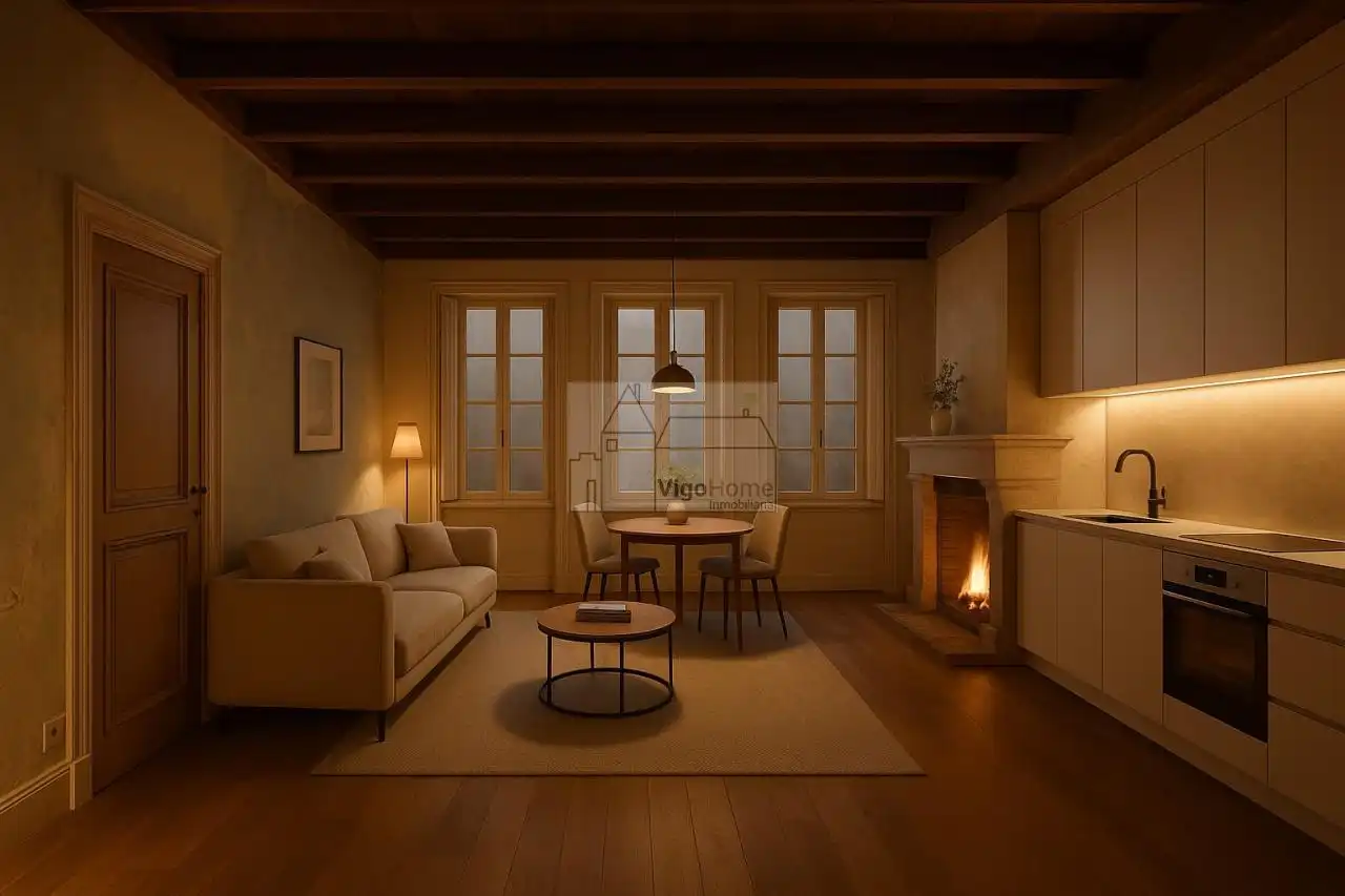 Living room of Attic for sale in Vigo   with Heating