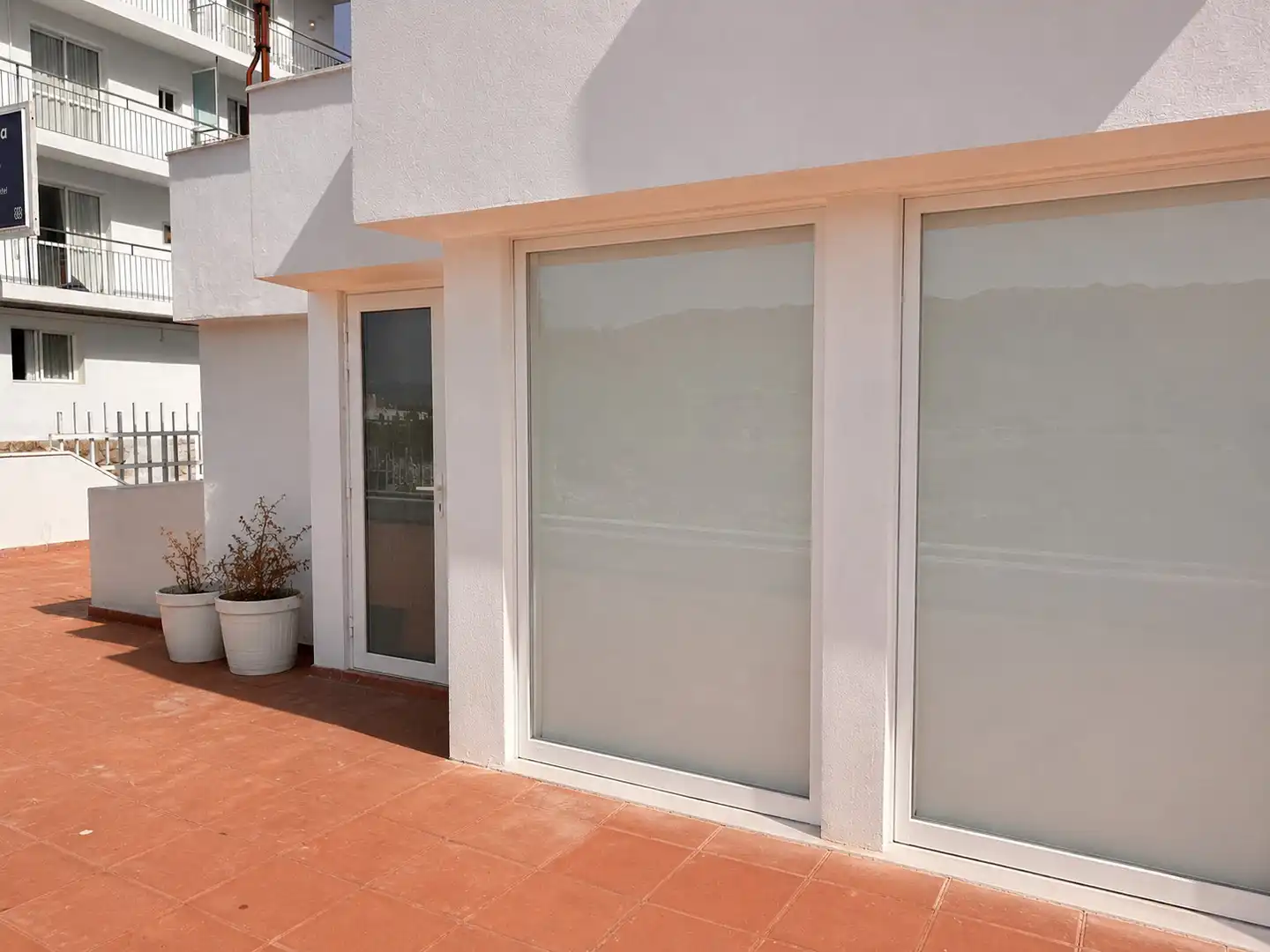 Terrasse von Geschaftsraum zum Verkauf in Sant Antoni de Portmany mit Alarm