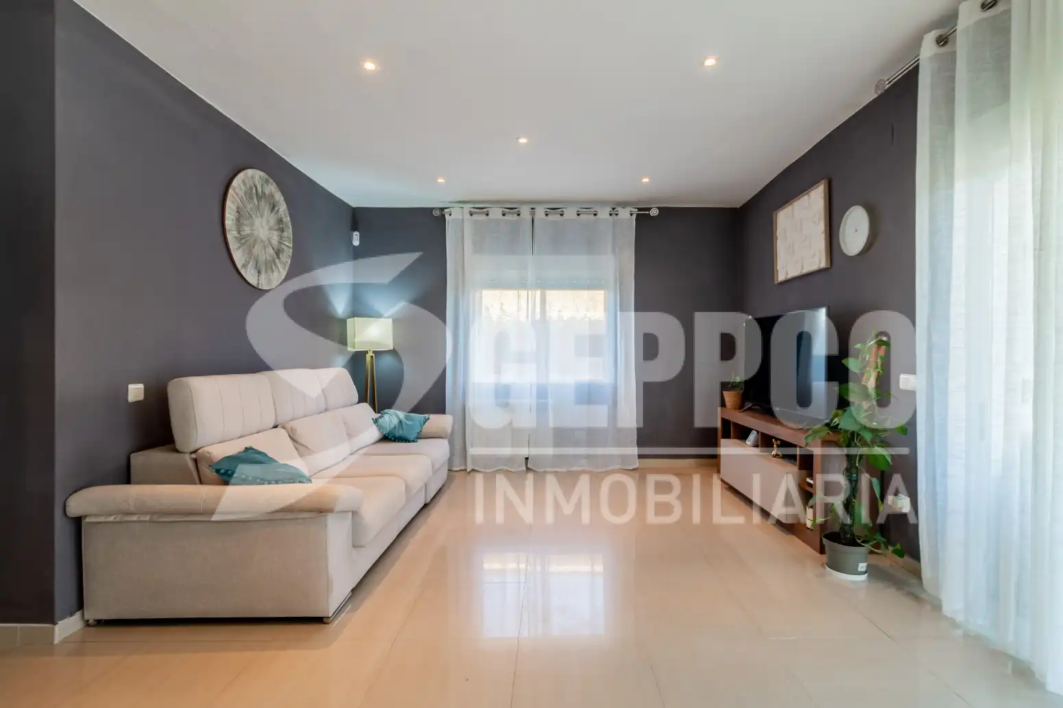 Sala de estar de Casa o chalet en venta en Trijueque con Jardín privado