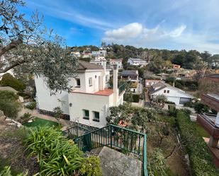Exterior view of House or chalet for sale in Sant Pol de Mar  with Heating, Private garden and Furnished