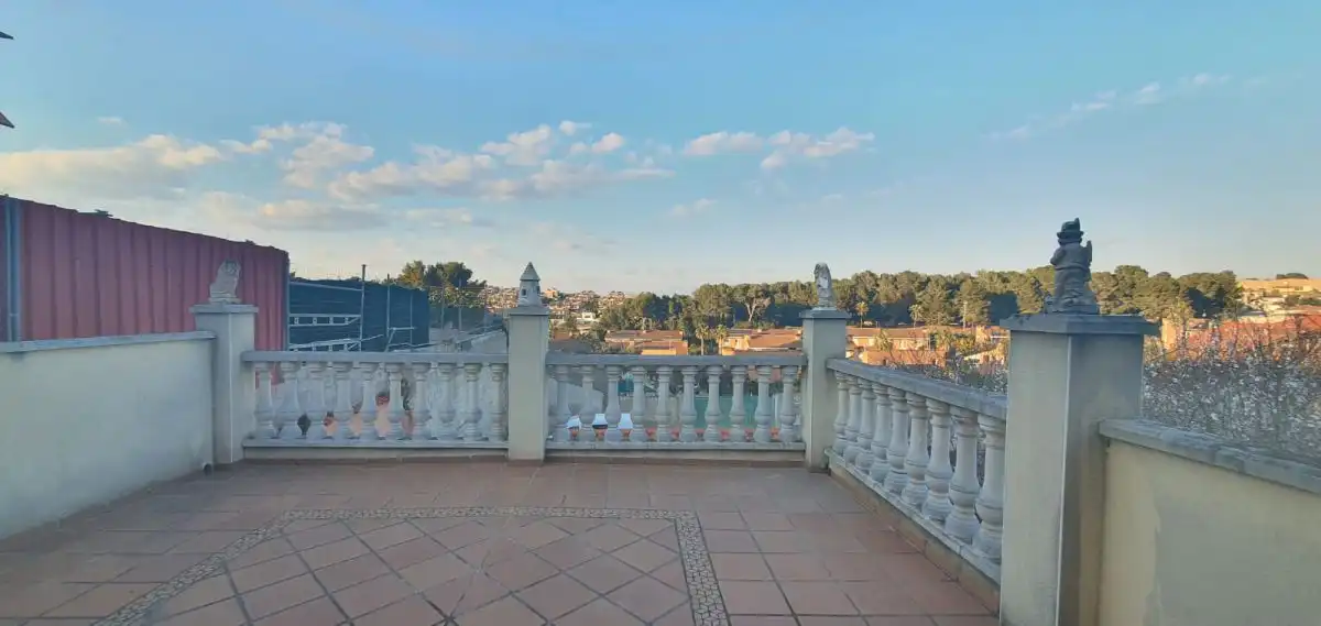 Terraza de Casa o chalet en venta en Els Pallaresos con Aire acondicionado, Calefacción y Jardín privado