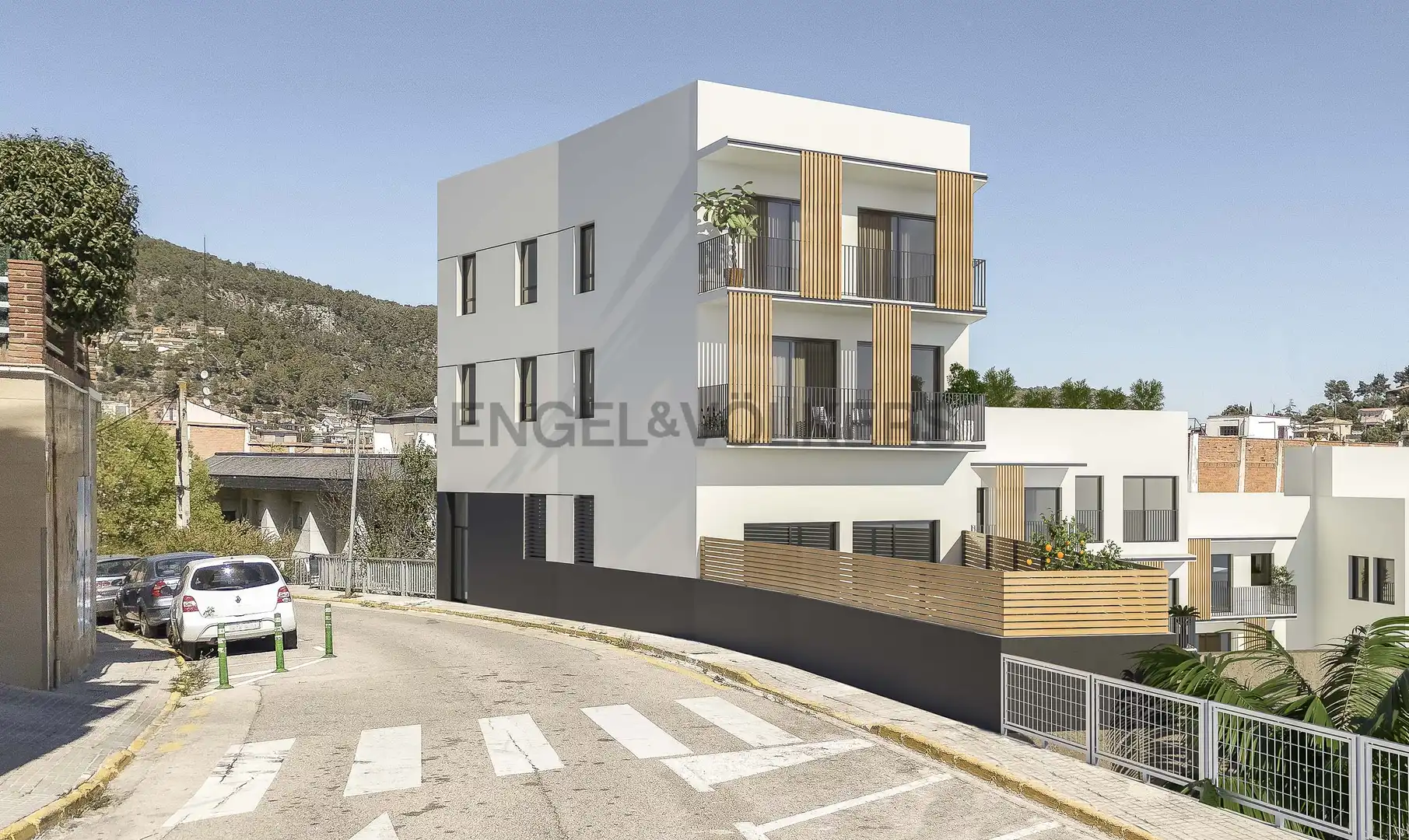 Vista exterior de Piso en venta en Vallirana con Aire acondicionado, Calefacción y Jardín privado