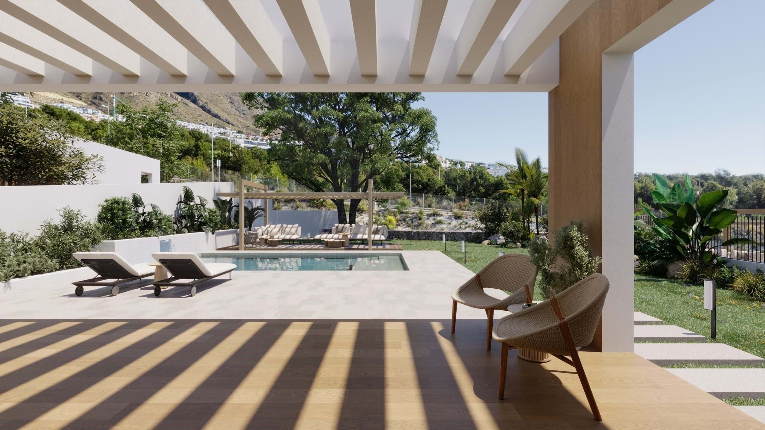 Terrassa de Casa o xalet en venda en Finestrat amb Terrassa i Balcó