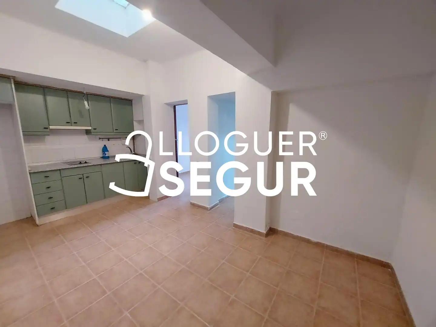 Cuina de Pis de lloguer en Barcelona amb Terrassa