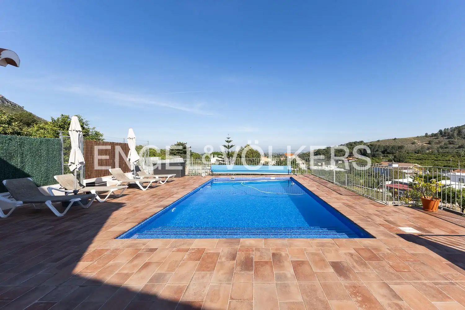 Piscina de Casa o xalet de lloguer en Corbera amb Aire condicionat, Calefacció i Jardí privat