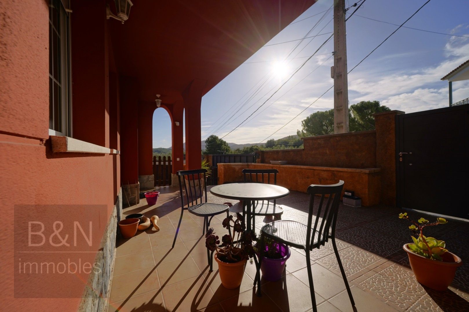 Terrassa de Casa o xalet en venda en Vacarisses amb Calefacció, Terrassa i Piscina