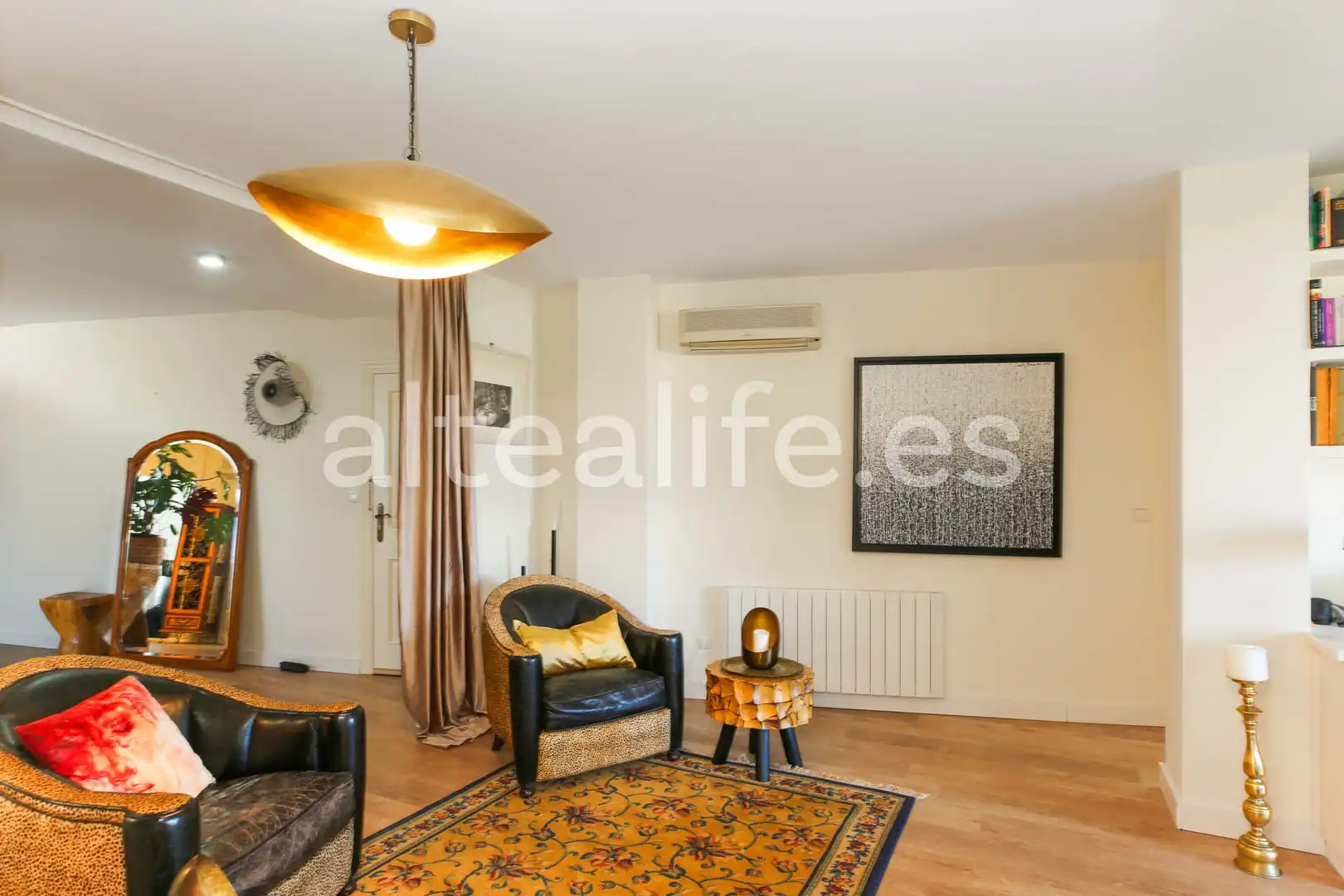 Wohnzimmer von Dachboden zum Verkauf in Altea mit Klimaanlage und Terrasse