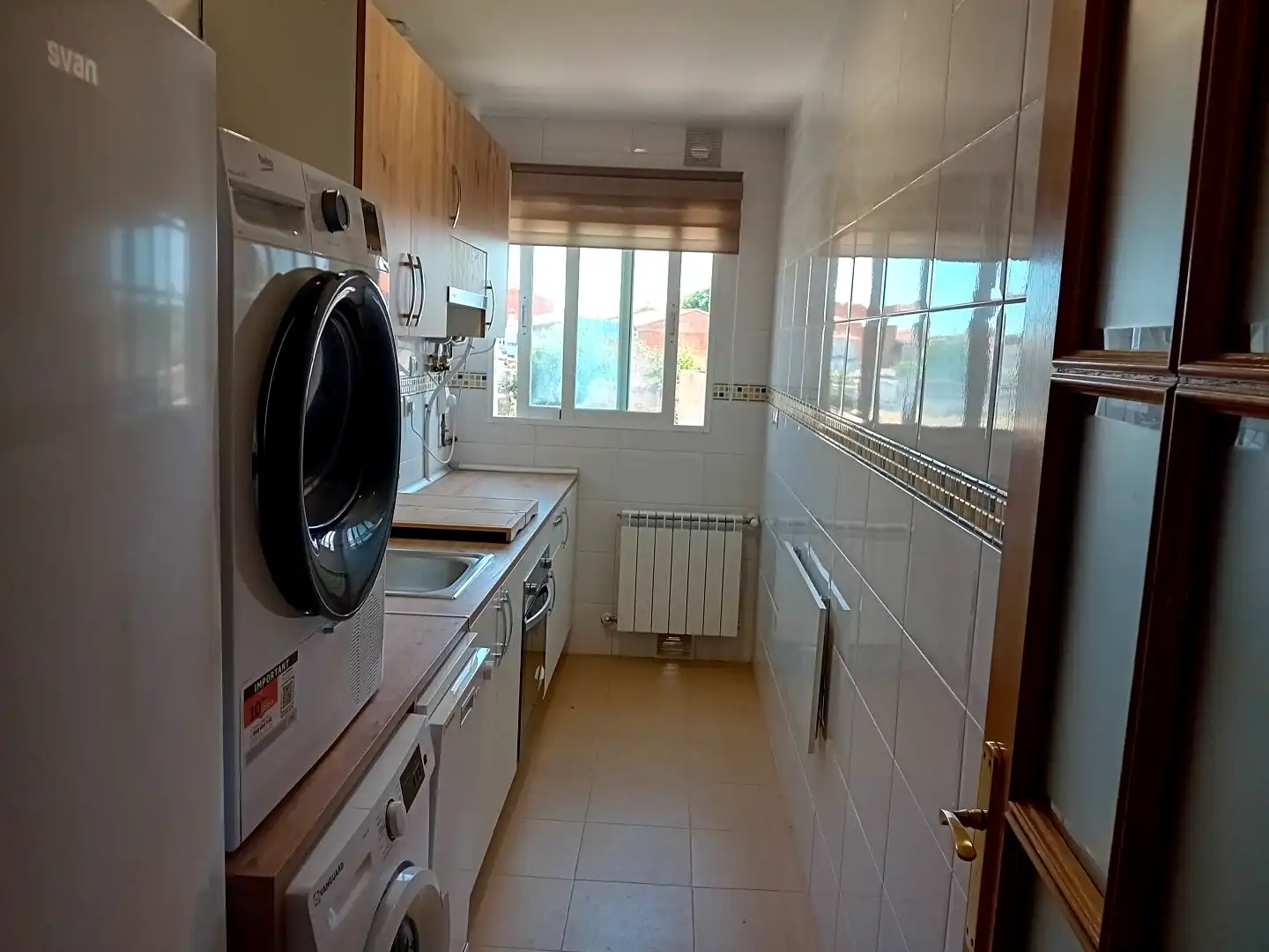 Kitchen of Flat for sale in Pozuelo de Calatrava  with Air Conditioner, Heating and Furnished