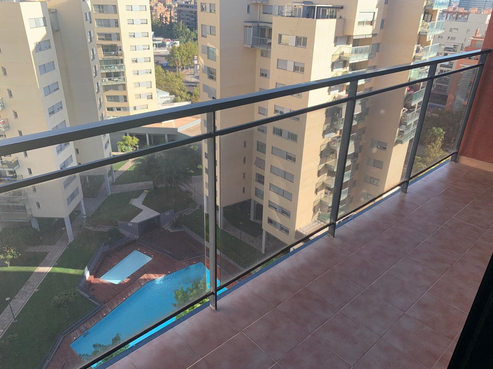 Terraza de Piso de alquiler en  Valencia Capital con Aire acondicionado, Jardín privado y Balcón