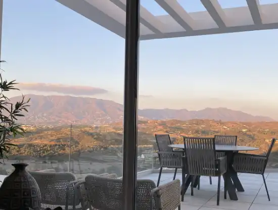 Terrasse von Maisonette zum Verkauf in Mijas mit Klimaanlage, Terrasse und Möbliert