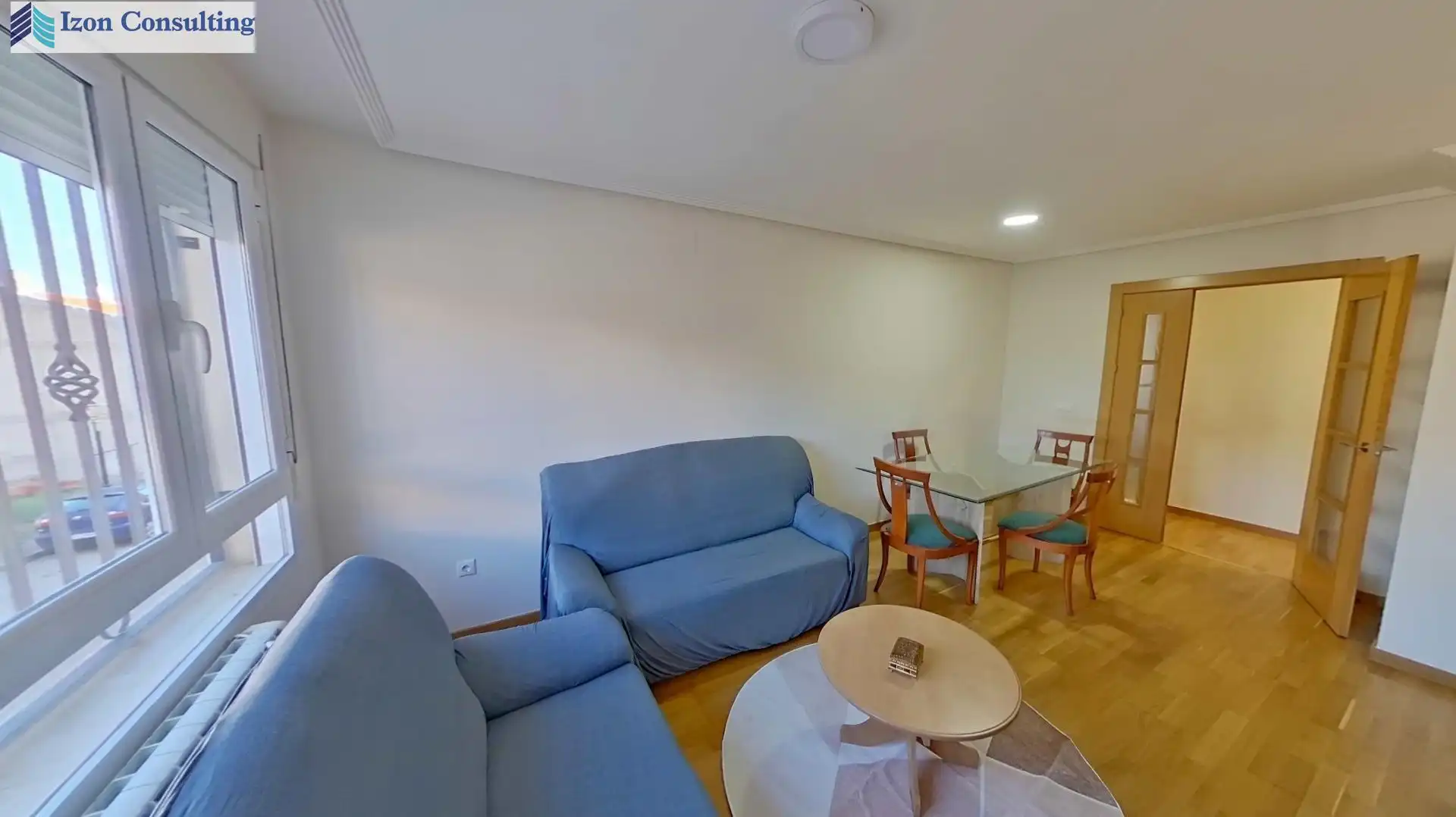 Sala de estar de Piso en venta en Balazote con Calefacción, Parquet y Terraza