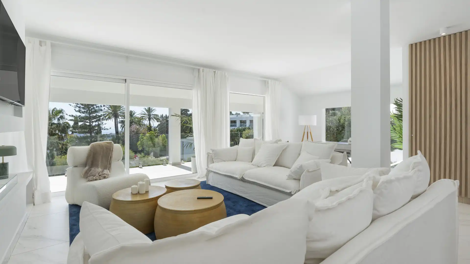 Sala de estar de Casa o chalet en venta en Marbella con Jardín privado y Piscina