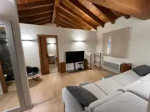 Sala de estar de Casa o chalet en venta en Porté - Puymorens con Calefacción, Jardín privado y Amueblado