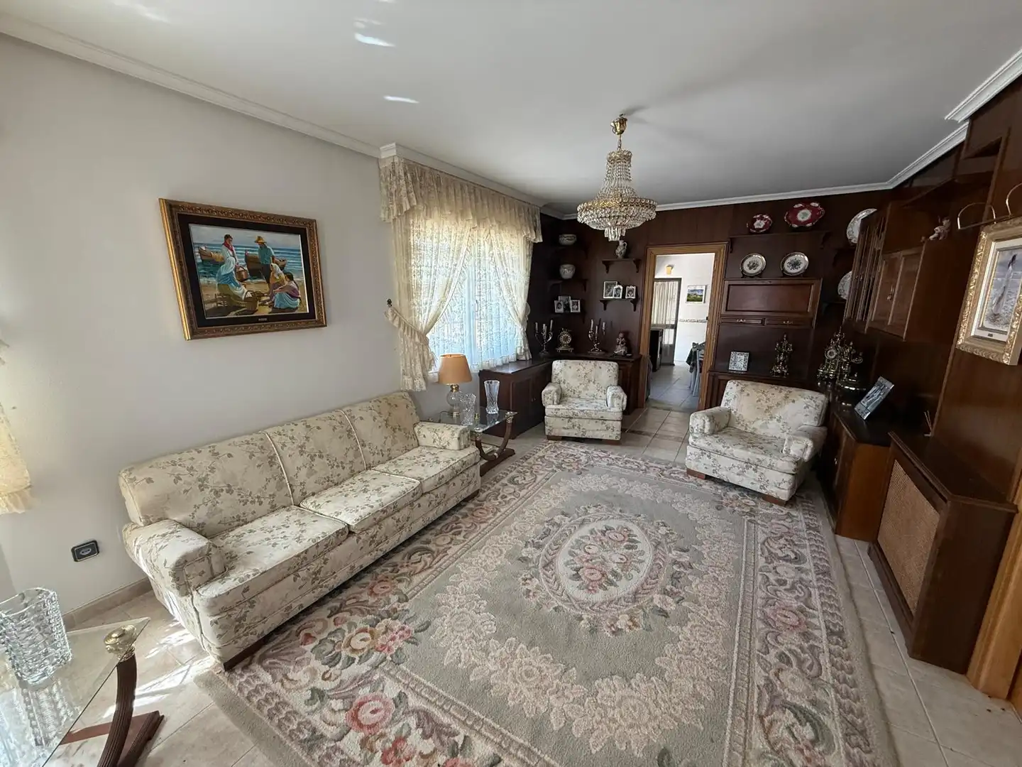 Sala de estar de Casa o chalet en venta en La Torre con Calefacción y Piscina