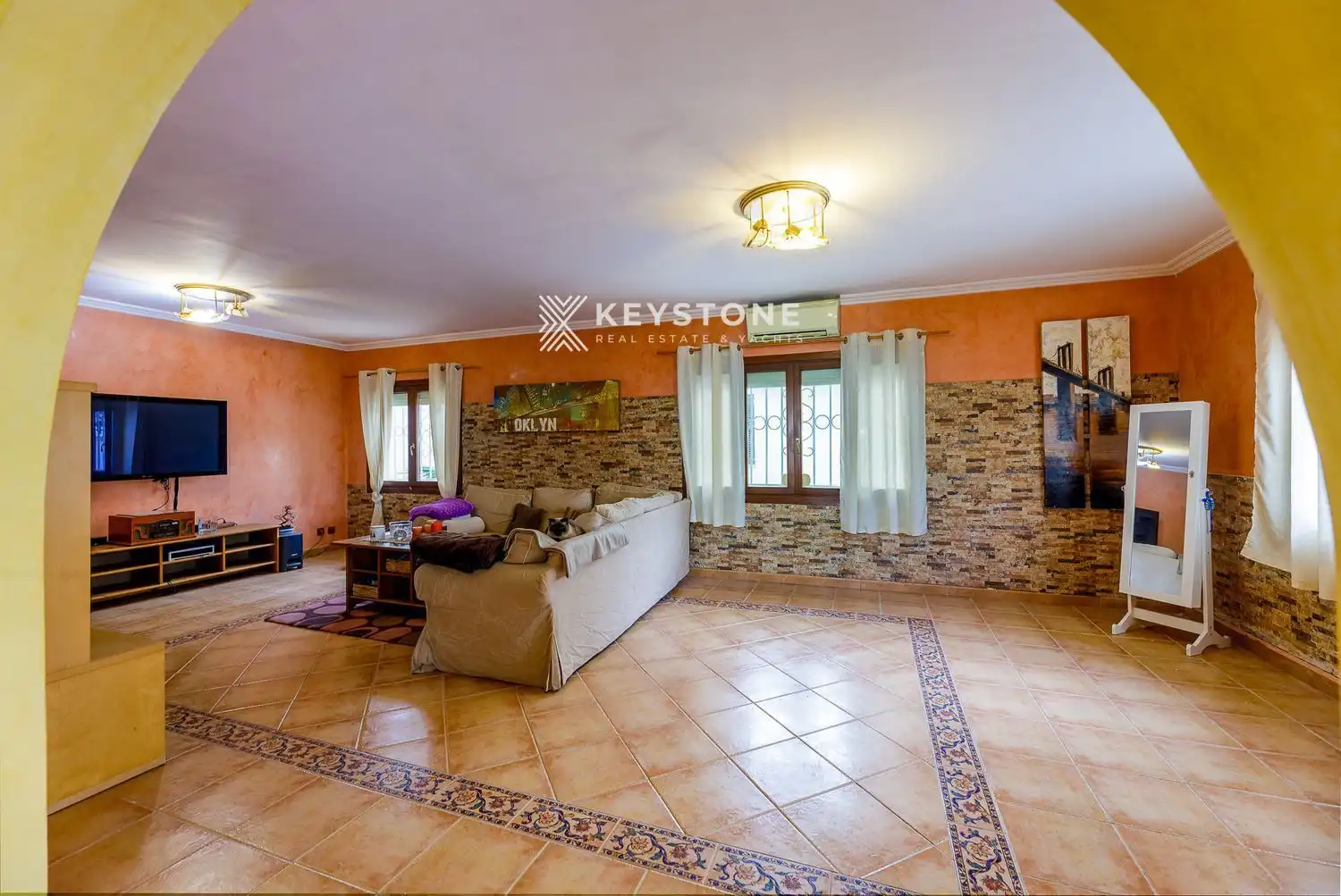 Sala de estar de Casa o chalet en venta en Calvià con Aire acondicionado, Terraza y Trastero