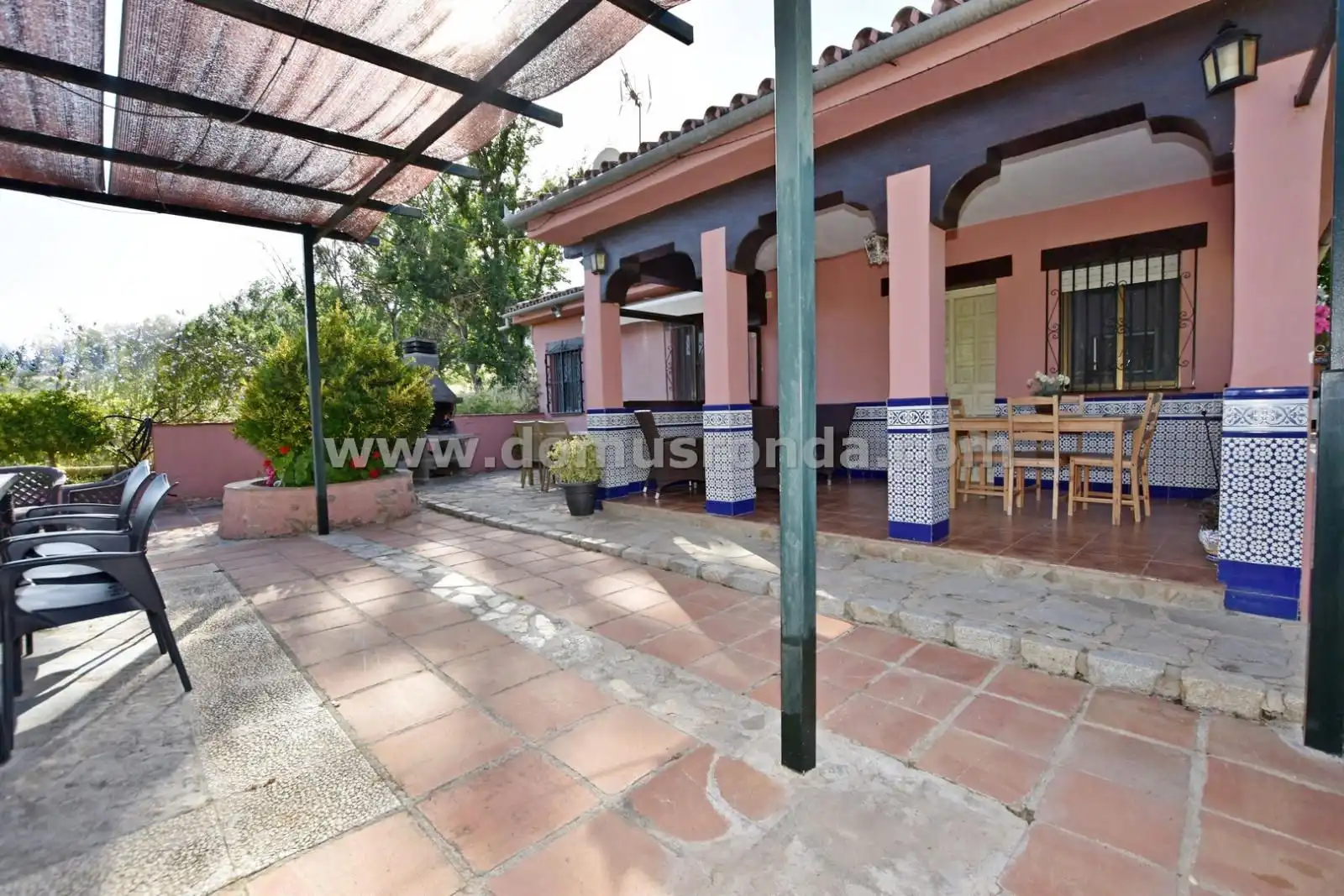 Vista exterior de Finca rústica en venda en Ronda amb Aire condicionat, Jardí privat i Terrassa