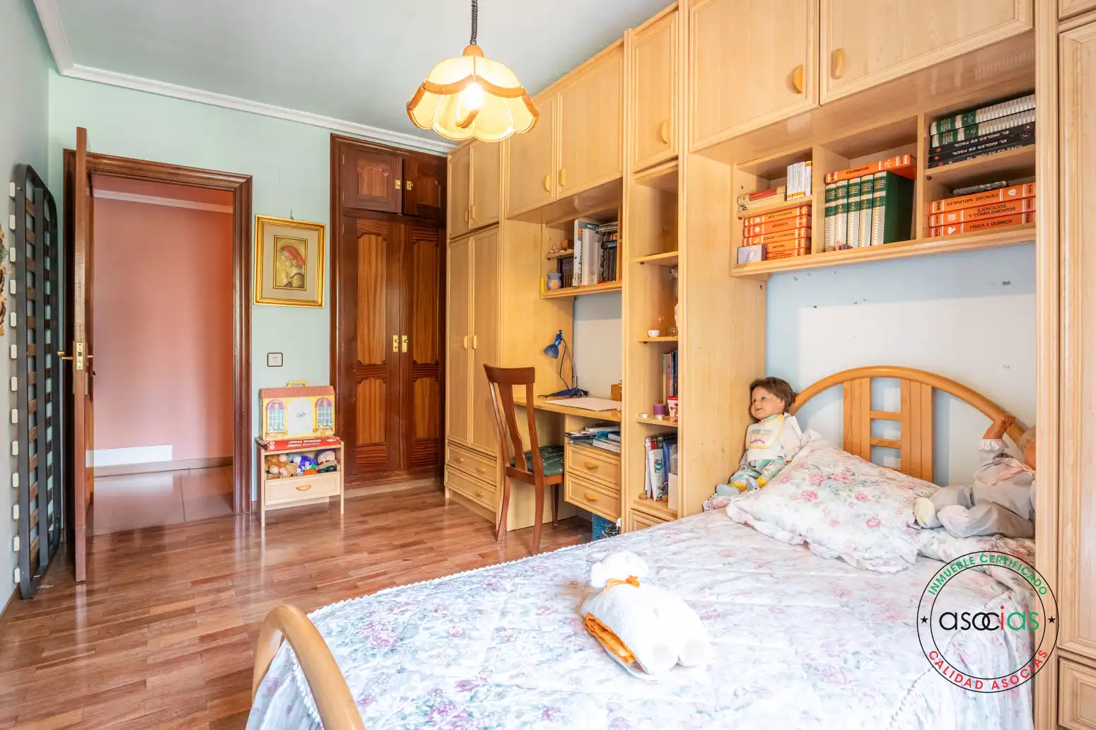 Bedroom of Flat for sale in Teverga  with Heating, Parquet flooring and Terrace