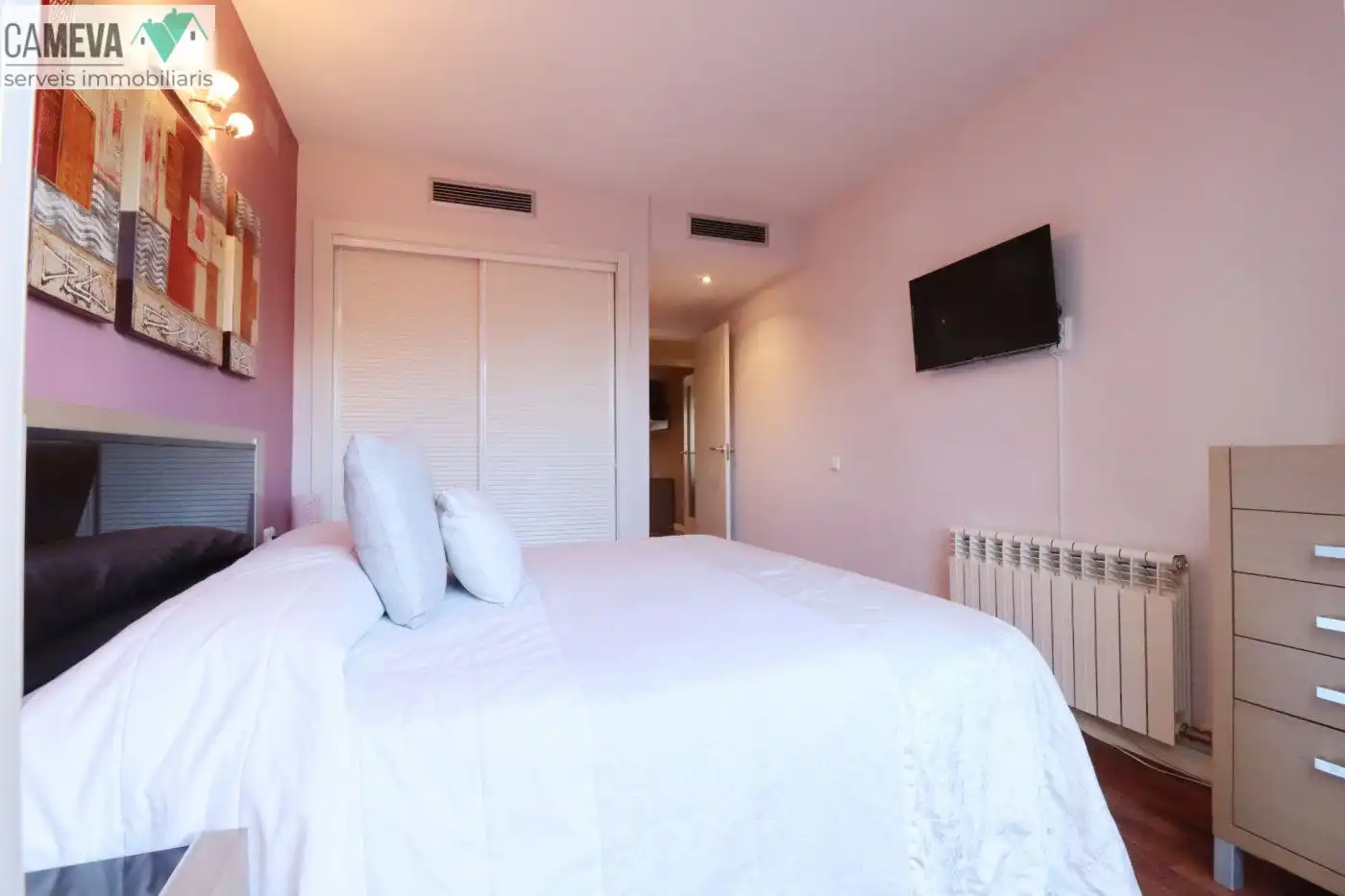 Schlafzimmer von Wohnung zum Verkauf in Barberà del Vallès mit Klimaanlage, Heizung und Privatgarten