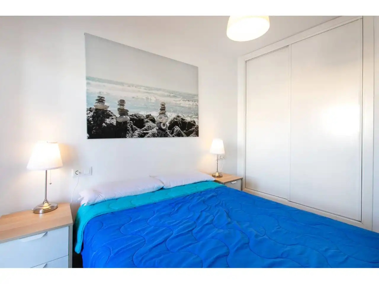 Bedroom of Flat for rent in Rincón de la Victoria  with Air Conditioner, Terrace and Furnished
