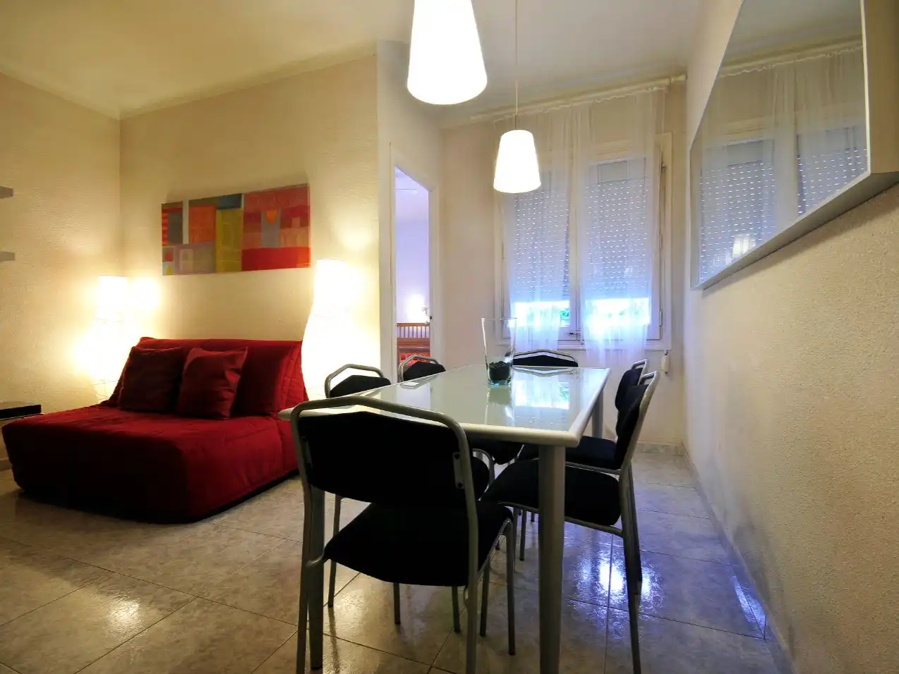 Dining room of Flat for rent in  Barcelona Capital  with Air Conditioner