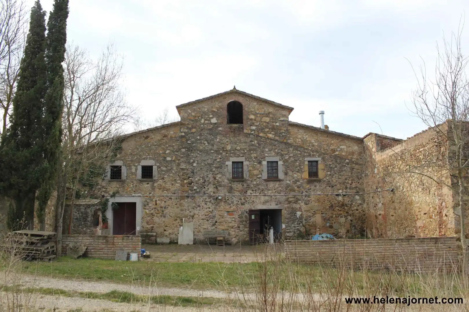 Vista exterior de Finca rústica en venta en Llagostera con Calefacción