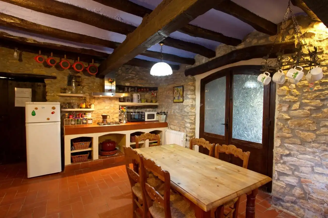 Cocina de Finca rústica en venta en El Catllar  con Calefacción, Jardín privado y Terraza