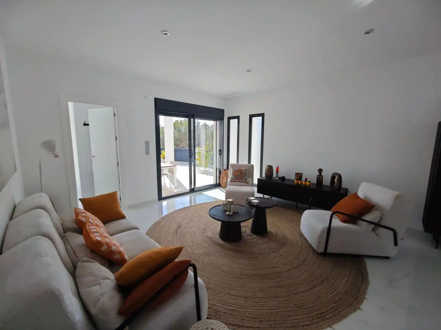 Sala de estar de Casa o chalet en venta en Pilar de la Horadada con Calefacción, Jardín privado y Terraza