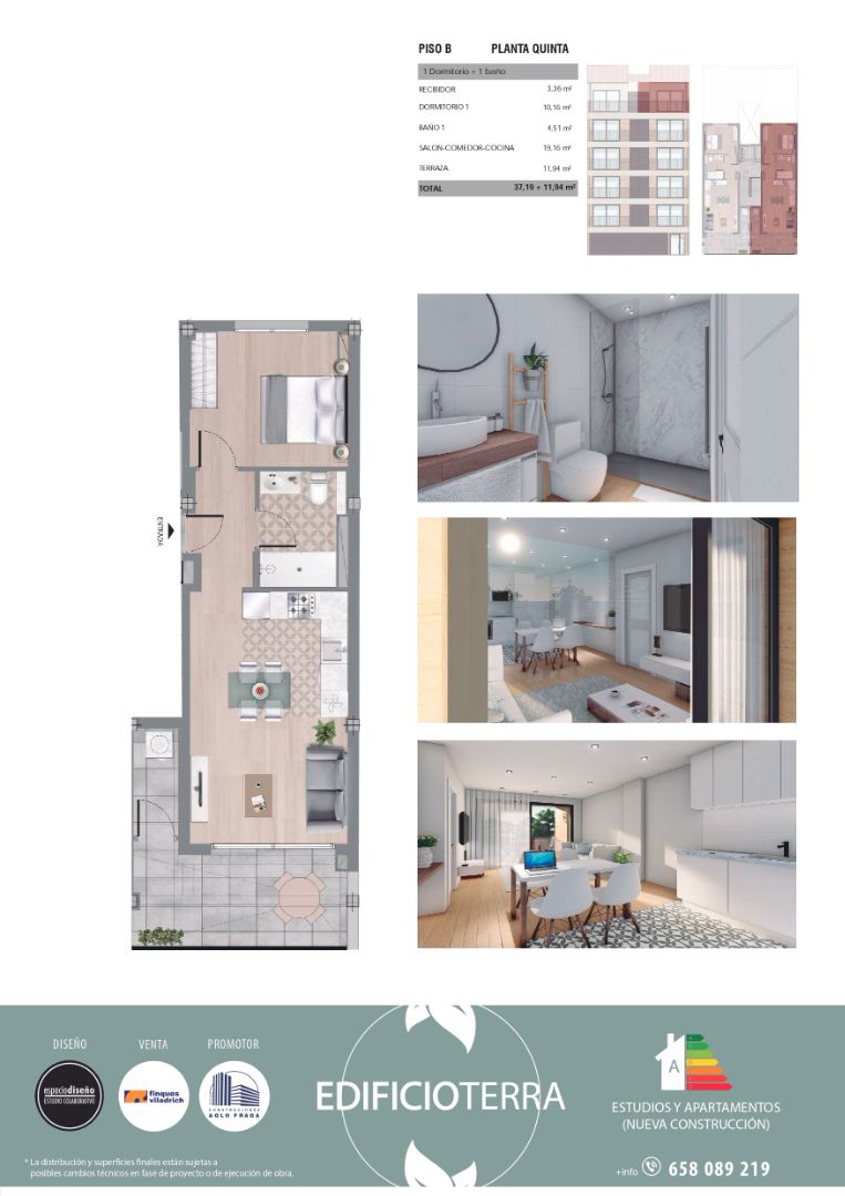 Habitación de Apartamento en venta en Fraga