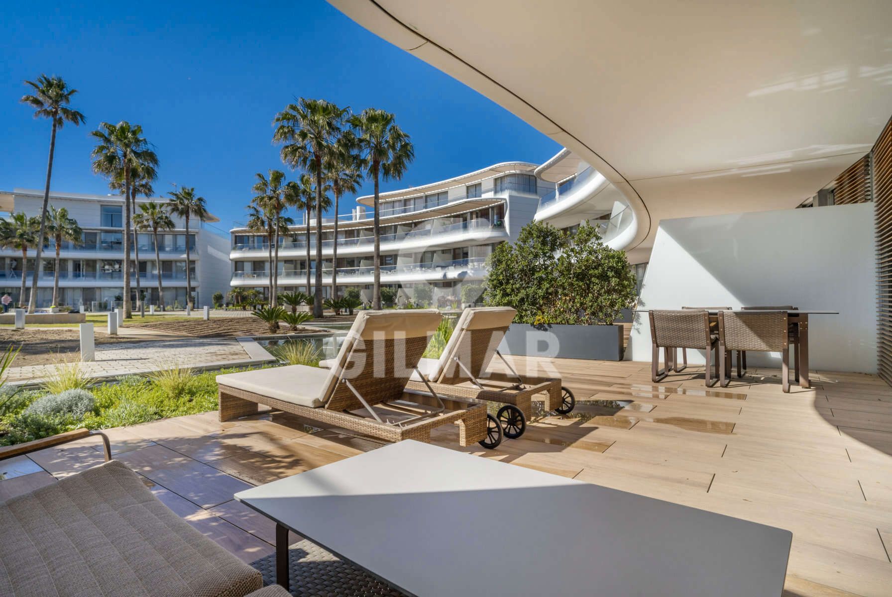 Terrace of Planta baja for sale in Estepona  with Air Conditioner, Private garden and Terrace