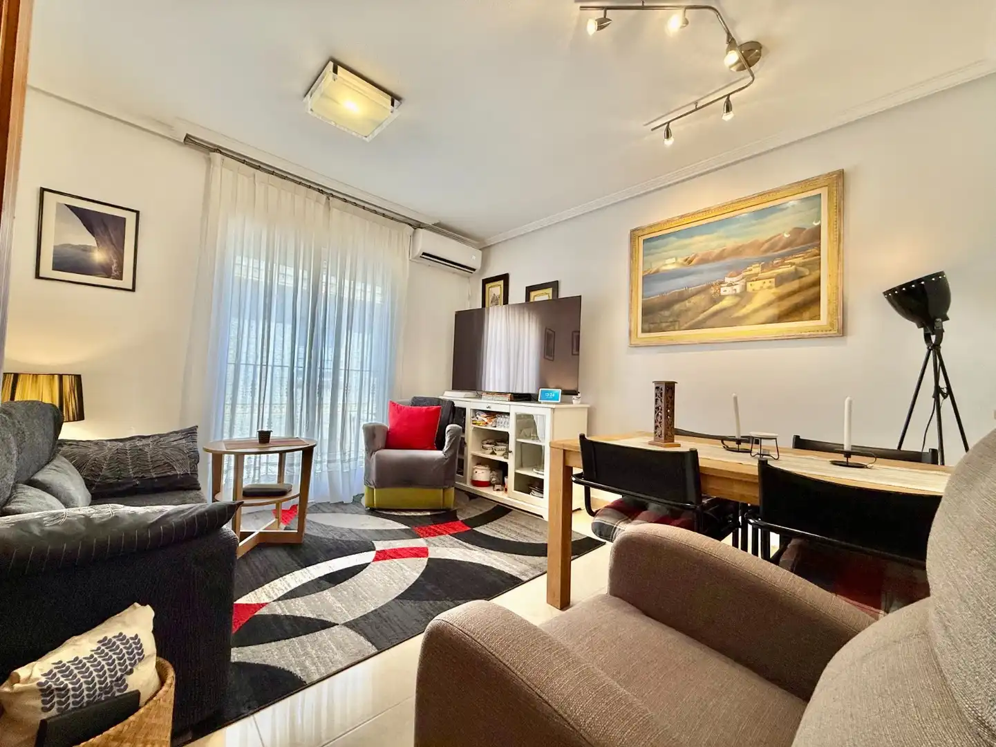 Sala de estar de Piso en venta en San Pedro del Pinatar con Aire acondicionado, Trastero y Horno