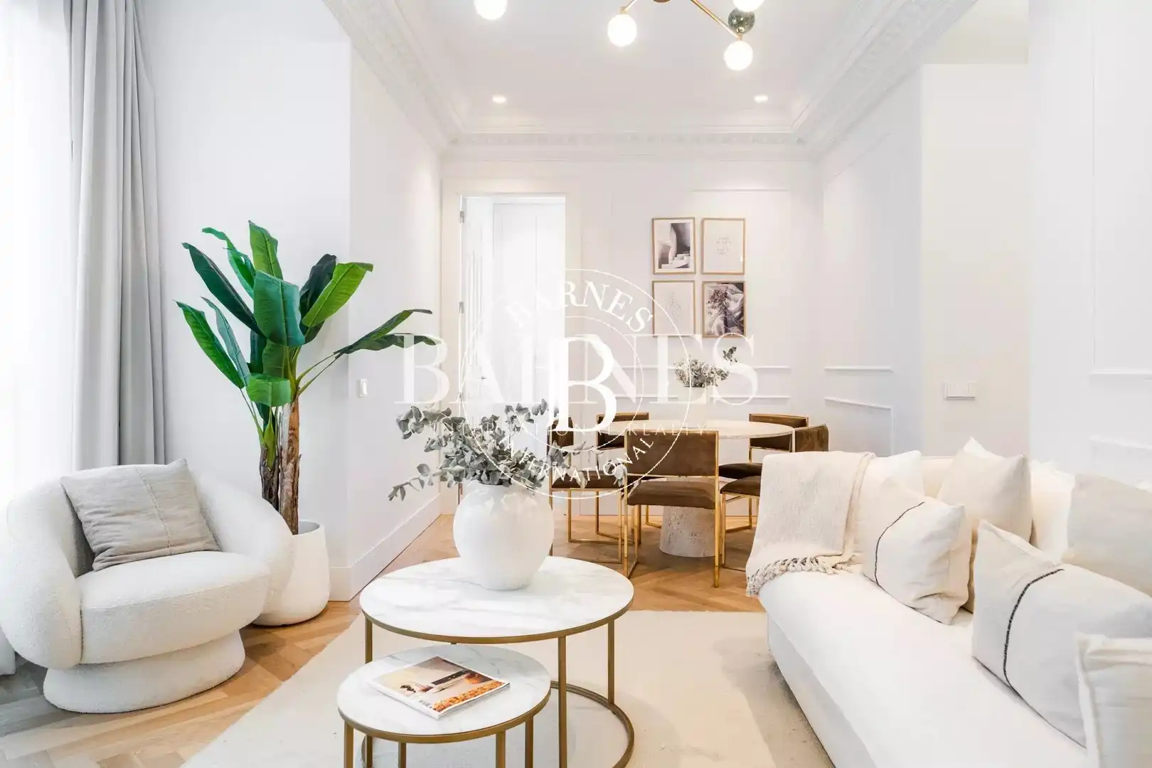 Sala de estar de Piso de alquiler en Madrid con Aire acondicionado, Calefacción y Amueblado