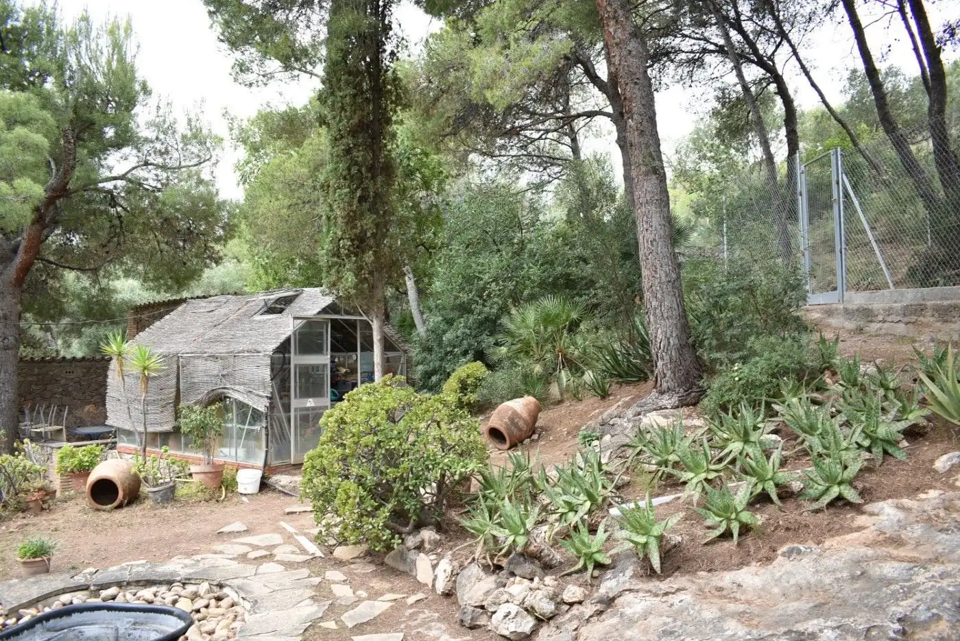 Garden of Country homes for sale in Castelldefels  with Heating, Storage room and Swimming Pool