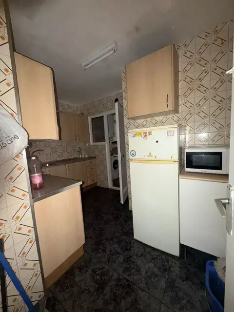 Kitchen of Flat for sale in Badalona  with Furnished and Balcony