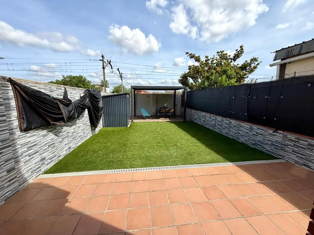Terraza de Casa adosada en venta en Montcada i Reixac con Aire acondicionado, Calefacción y Jardín privado