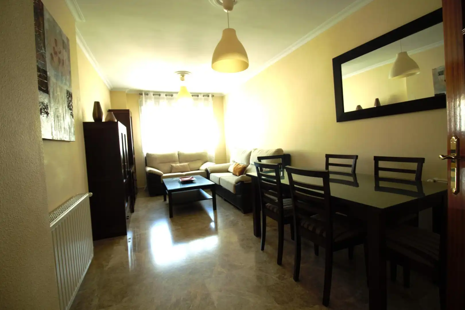 Sala de estar de Ático de alquiler en Badajoz con Aire acondicionado, Calefacción y Trastero