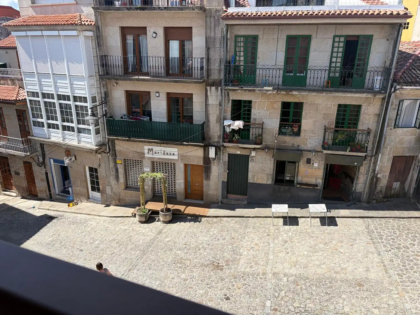 Terrasse von Wohnungen zur Miete in Cangas  mit Möbliert, Ofen und Waschmaschine