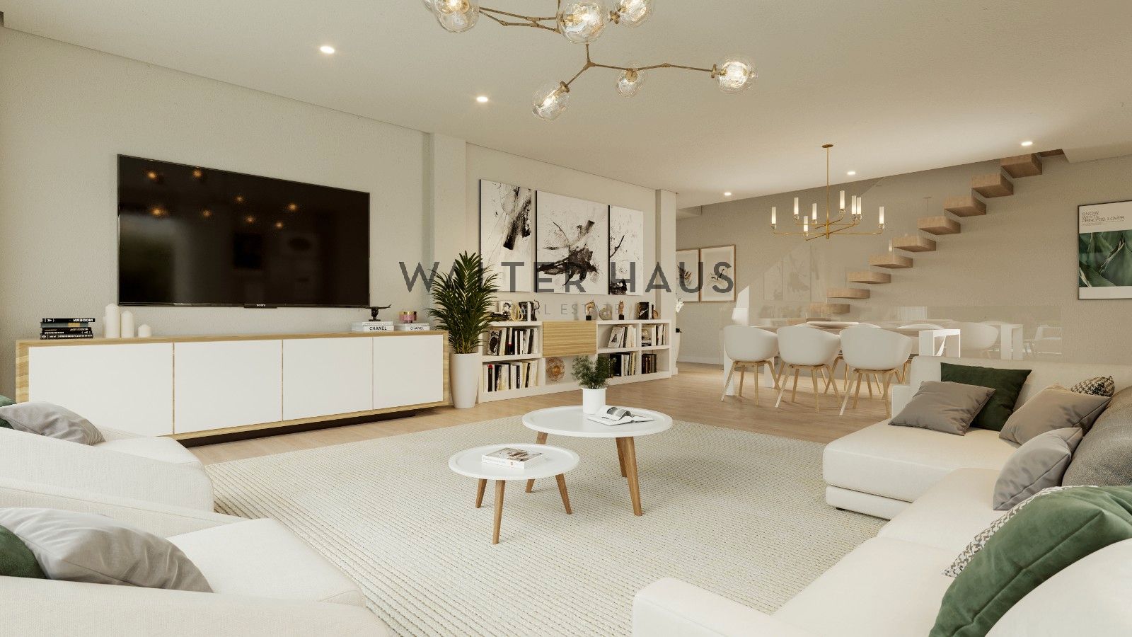 Sala d'estar de Casa o xalet en venda en Pozuelo de Alarcón amb Aire condicionat, Calefacció i Jardí privat