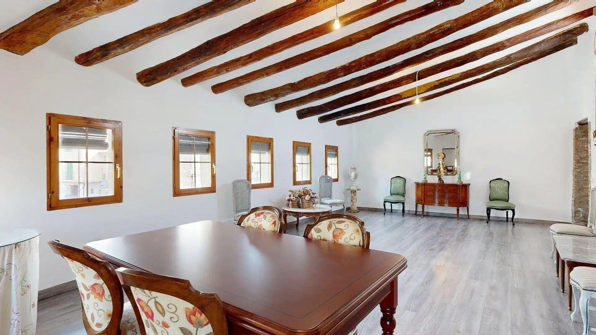 Comedor de Casa o chalet en venta en Magallón con Jardín privado, Terraza y Amueblado