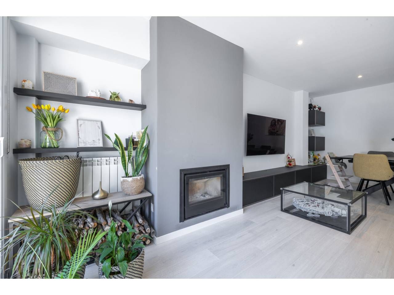 Sala d'estar de Pis en venda en Terrassa amb Aire condicionat, Calefacció i Jardí privat