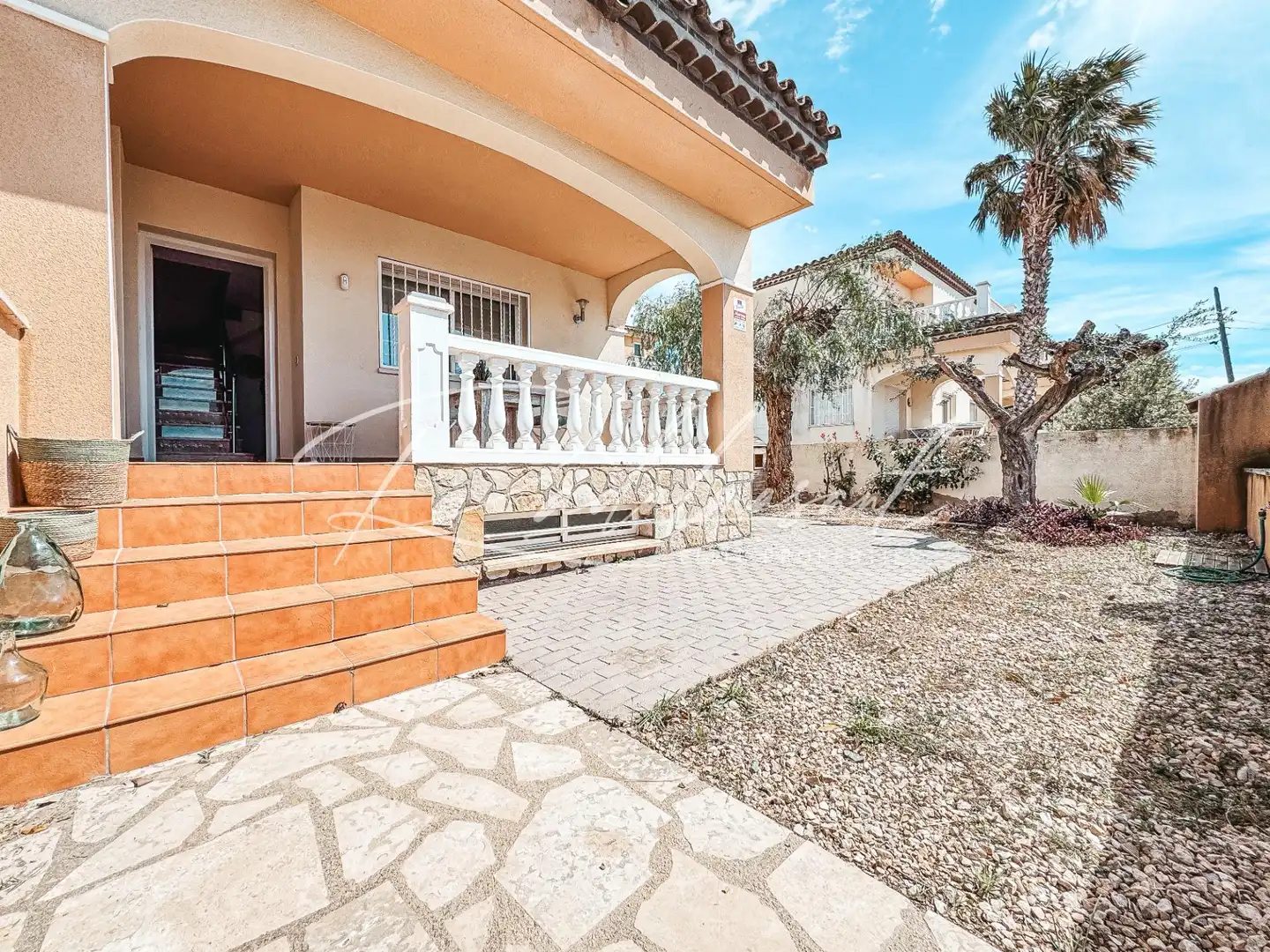 Exterior view of Detached homes for sale in Mont-roig del Camp  with Air Conditioner, Heating and Private garden