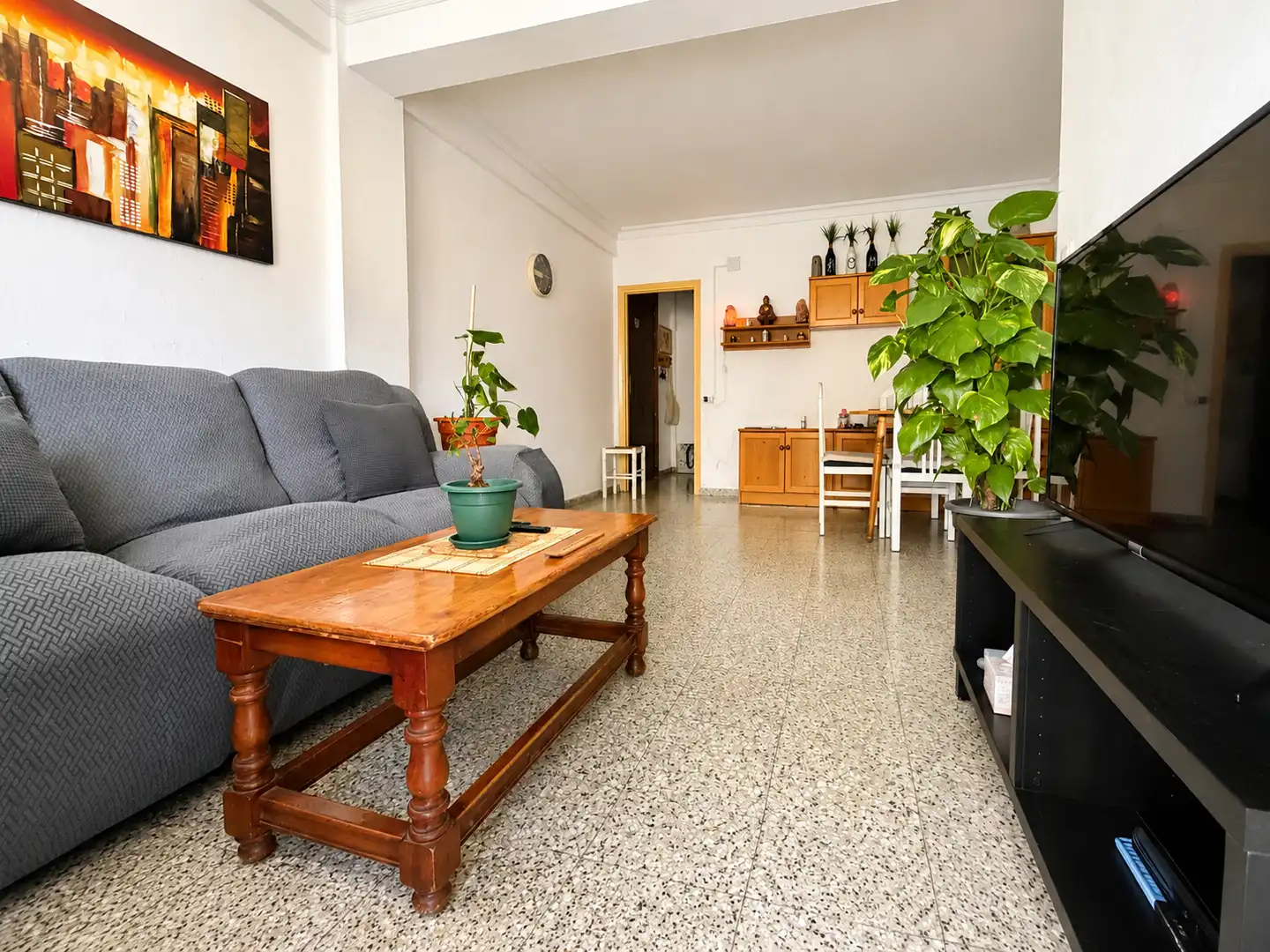 Sala de estar de Piso en venta en Málaga con Amueblado, Horno y Lavadora