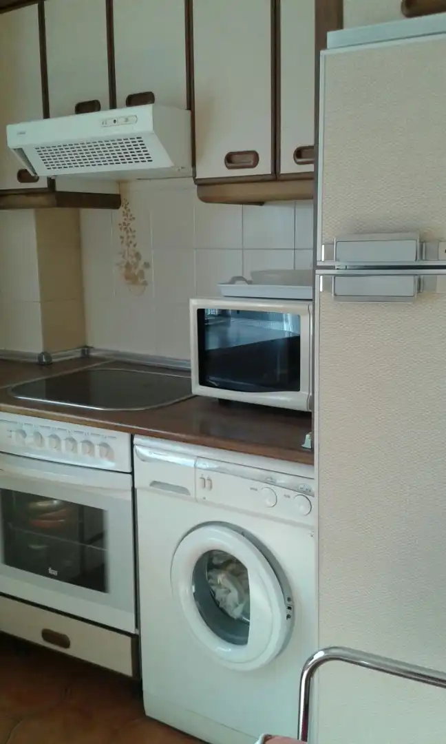 Kitchen of Flat for rent in Zaragoza  with Heating, Furnished and Oven