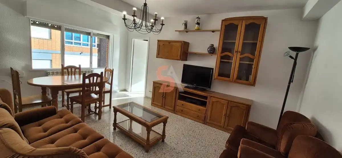 Living room of Flat for rent in Valladolid  with Heating, Terrace and Furnished