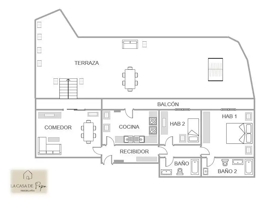 Flat with terrace for sale in La Roureda, imagen 25
